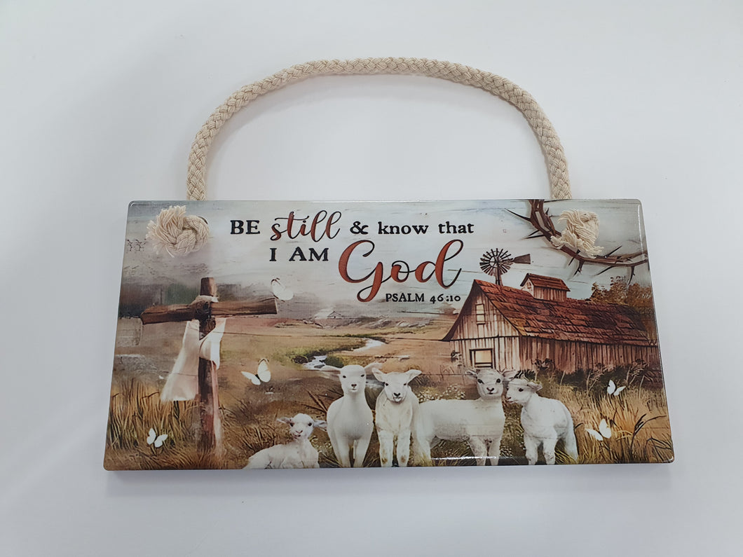 Plaque: Be Still and Know that I am God