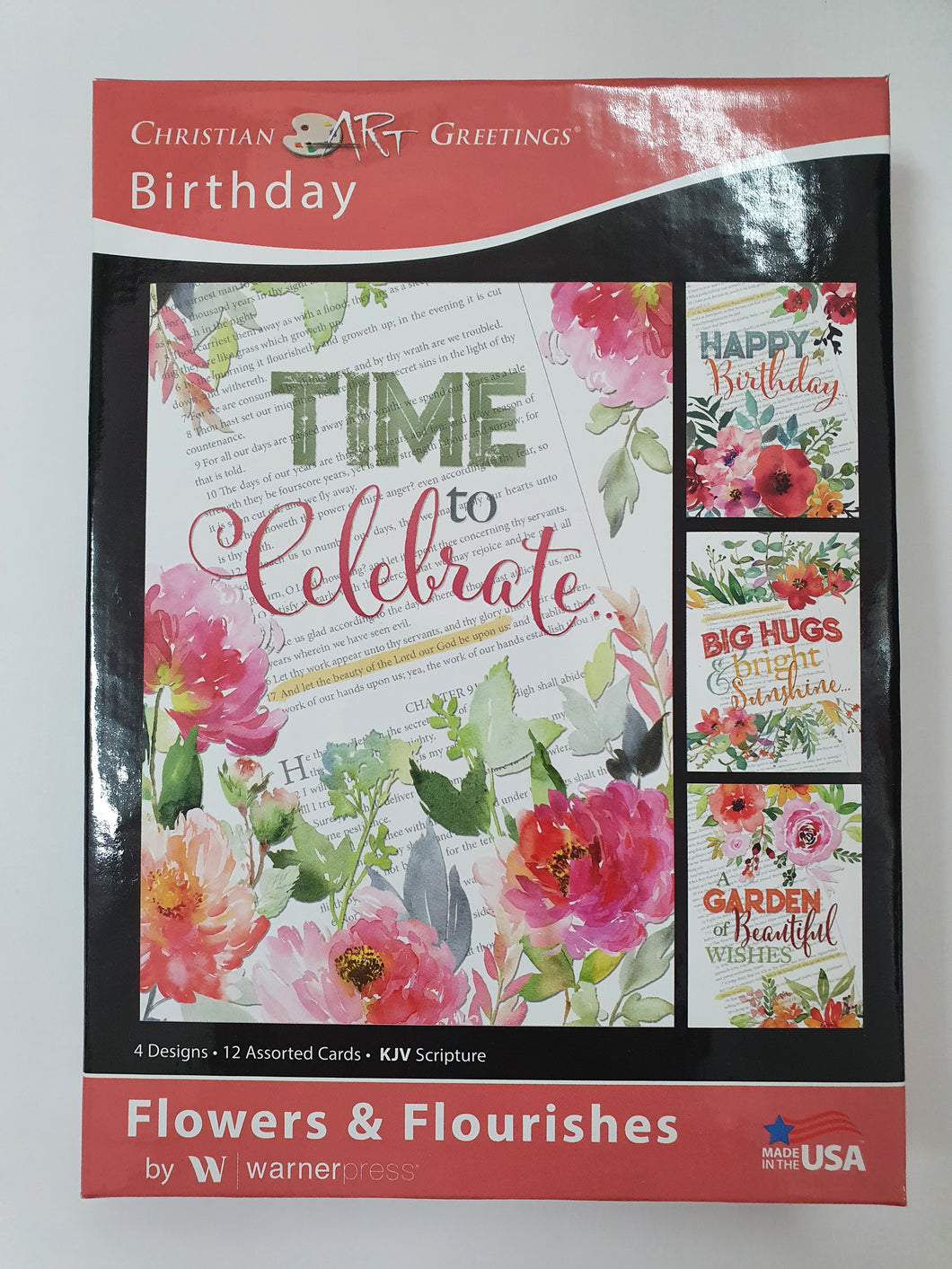 Boxed Cards: Birthday - Flowers and Flourishes