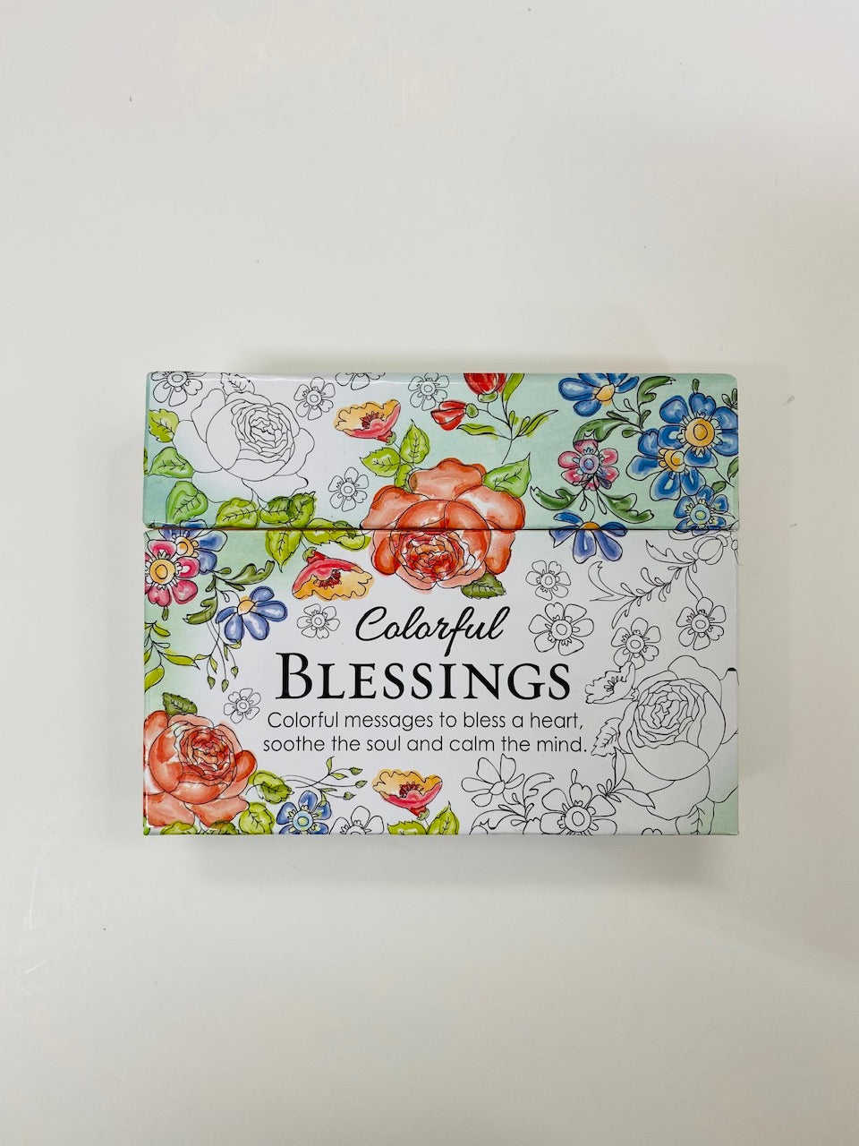 Colouring Cards: Colourful Blessings
