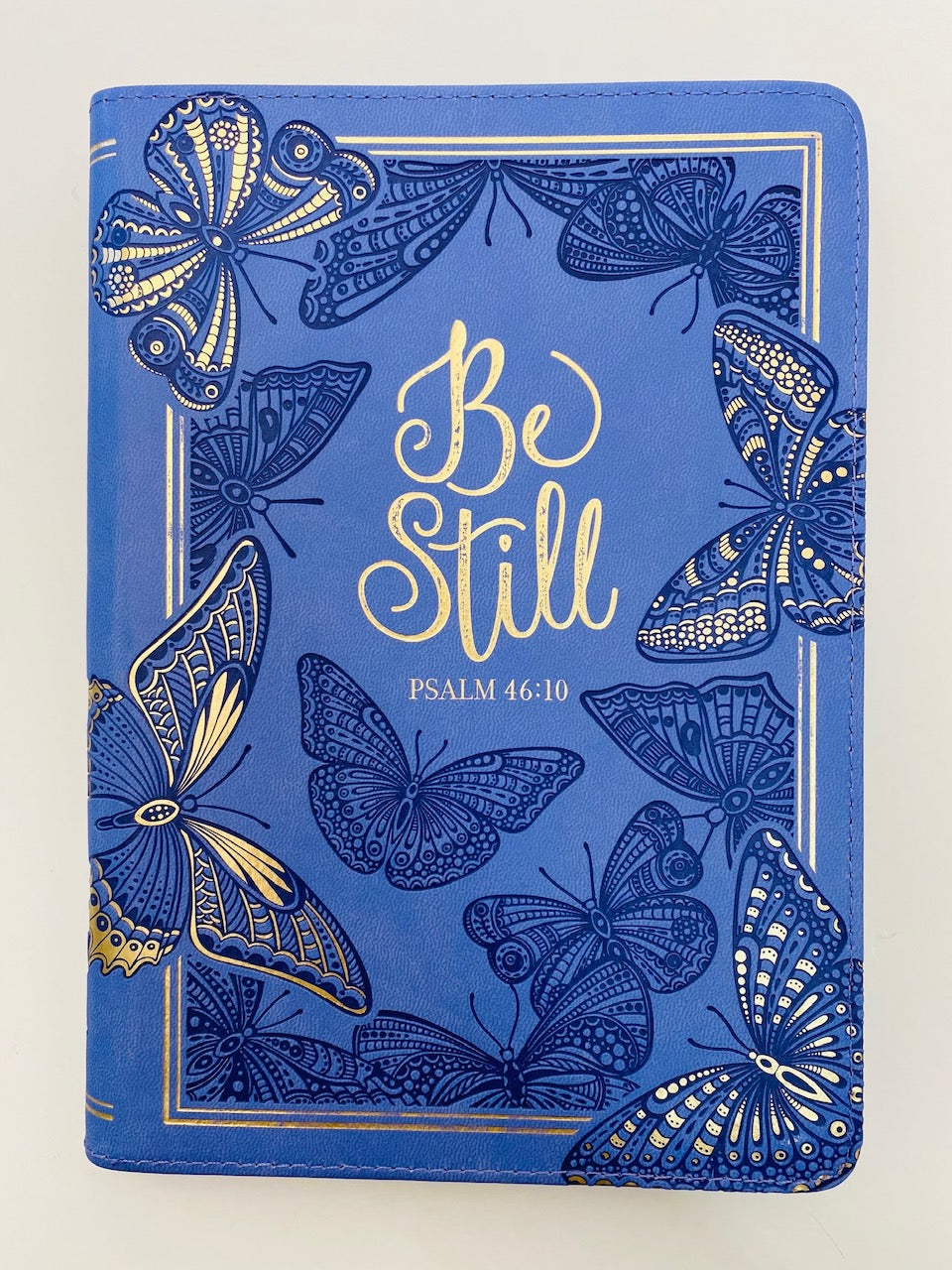 Classic Journal Zipped Closure - Be Still Psalm 46:10